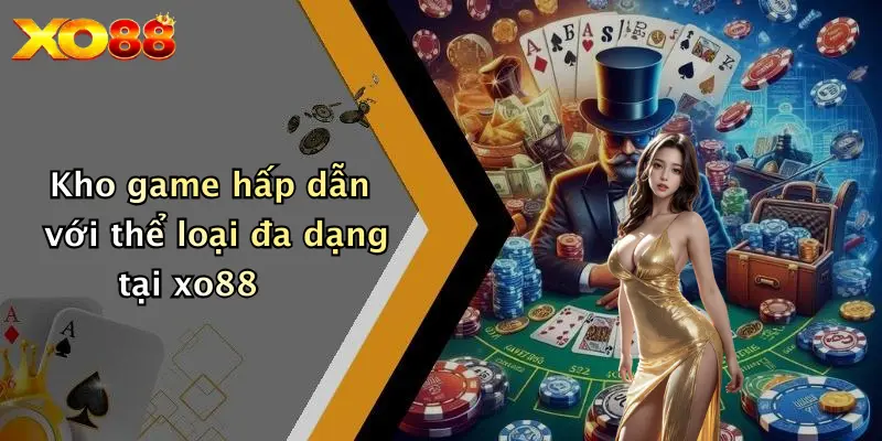 Kho game hấp dẫn với thể loại đa dạng tại xo88